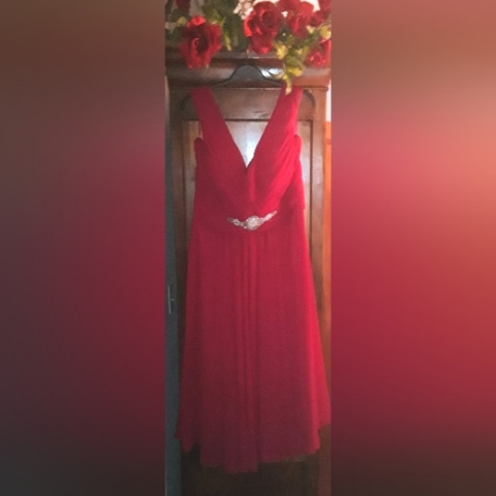Red Formal Dress; Size 20